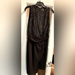 Lauren Evening Black Cocktail dress size 14